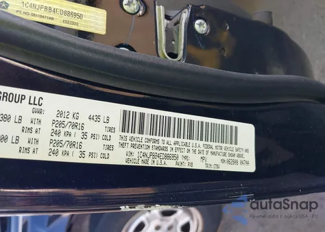 2014 Jeep Patriot Sport from USA, damaged, VIN 1C4NJPBB4ED886950